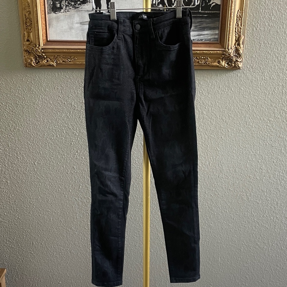 Joe's Jeans Black High-Rise Skinny Jeans